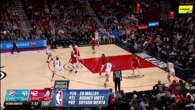 【2023年03月27日 雷霆vs开拓者集锦】平地一声雷 威廉姆斯飞天遁地单臂劈扣