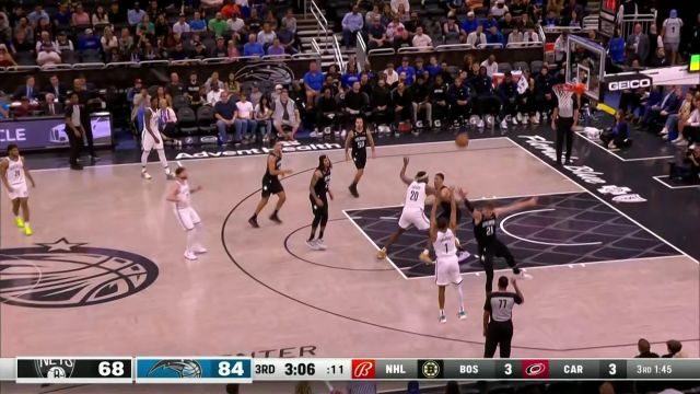 【2023年03月27日 篮网vs魔术集锦】无所谓我会出手 布里奇斯外线三分强势追分