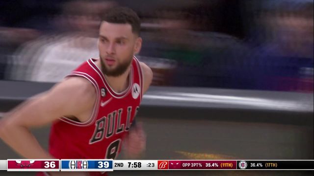 【2023年03月28日 公牛vs快船集锦】拉文vs快船集锦 23分5篮板进攻万花筒