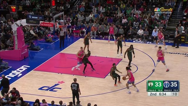 【2023年03月29日 凯尔特人vs奇才集锦】波神眼观六路送出妙传 阿弗迪亚弧顶干拔三分一箭穿心