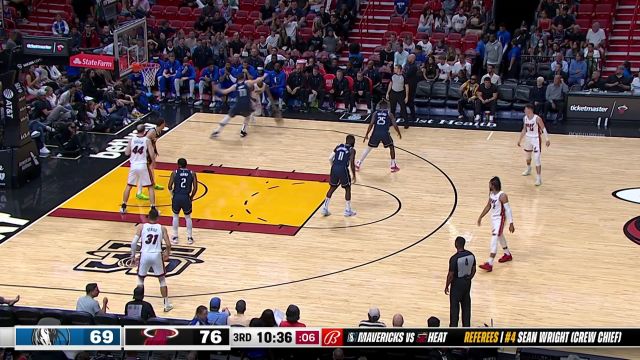 【2023年04月02日 独行侠vs热火集锦】我永远是你最坚实的后盾 巴特勒突破妙传泽勒双手暴扣