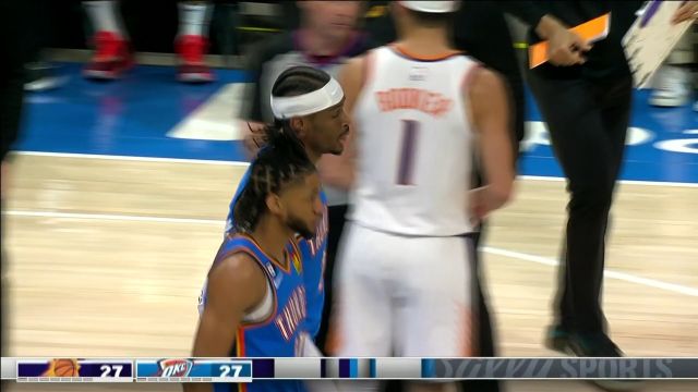 【2023年04月03日 太阳vs雷霆集锦】休得造次！亚历山大加速突破比永博步伐紧跟无情封盖