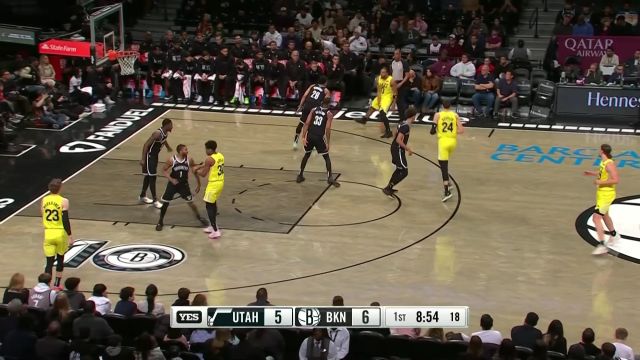 【2023年04月03日 爵士vs篮网集锦】开局展现出色手感！霍顿-塔克即插即用三分连中