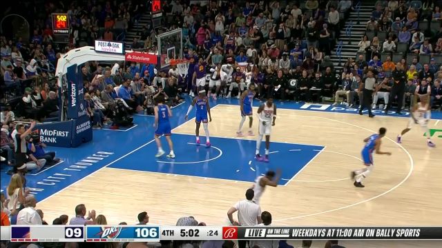 【2023年04月03日 太阳vs雷霆集锦】给人希望又让人绝望！杜兰特底角架炮轰筐连飙两记三分