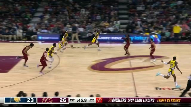 【2023年04月03日 步行者vs骑士集锦】麦康奈尔妙传连线 史密斯单臂劈扣技惊四座