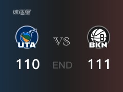 爵士vs篮网战况：布里奇斯30分T-塔克32分 篮网力克爵士