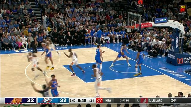 【2023年04月03日 太阳vs雷霆集锦】咱就是说必须还上！保罗三分线张手命中