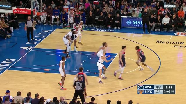 【2023年04月03日 奇才vs尼克斯集锦】像风一样的步伐 昆顿-杰克逊大步流星直接过掉防守