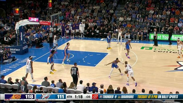 【2023年04月03日 太阳vs雷霆集锦】太阳vs雷霆五佳球 杜兰特追防亚历山大送上窒息封盖