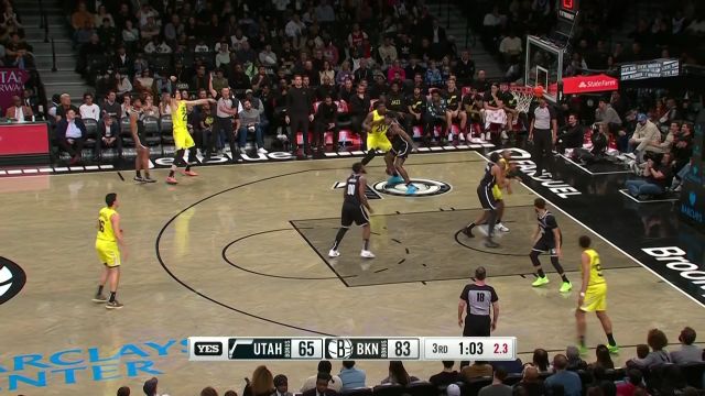 【2023年04月03日 爵士vs篮网集锦】篮网vs爵士五佳球 老黄忠飞身灌篮势大力沉