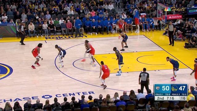 【2023年04月05日 雷霆vs勇士集锦】以彼之道还施彼身 以赛亚-乔超远三分手起刀落