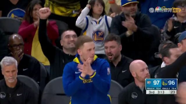 【2023年04月05日】雷霆vs勇士第3节英文原声回放