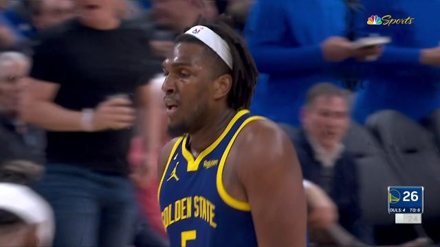 【2023年04月05日 雷霆vs勇士集锦】一人拿球九人慌 卢尼炮弹直塞穆迪跟进暴扣