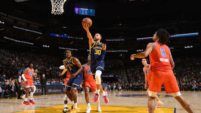 【2023年04月05日 雷霆vs勇士集锦】雷霆125-136勇士 勇士末节强势翻盘主场大胜雷霆