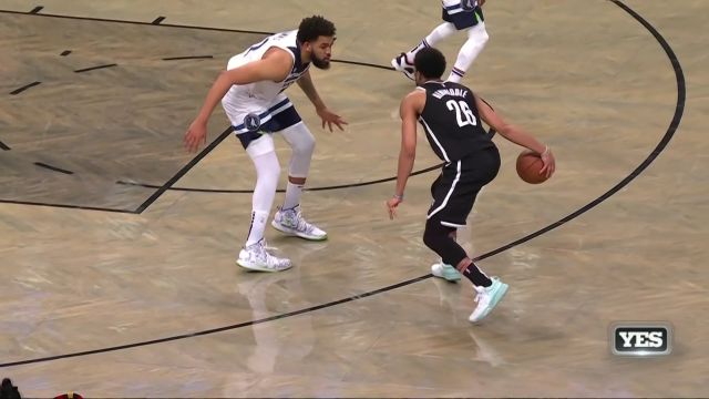 【2023年04月05日 森林狼vs篮网集锦】森林狼107-102篮网 森林狼险胜篮网止3连败