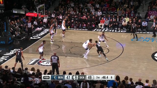 【2023年04月05日 森林狼vs篮网集锦】斯潘塞 丁威迪 比赛集锦 森林狼