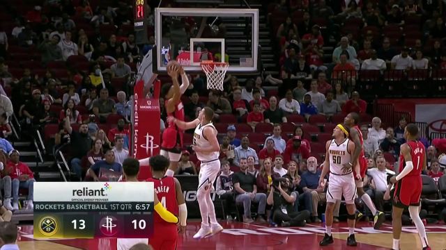 【2023年04月05日 掘金vs火箭集锦】乱战之中方显英雄！马丁接小波特传球空接暴扣点燃全场