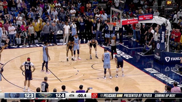 【2023年04月06日 灰熊vs鹈鹕集锦】不到最后一秒永远不知道会发生什么 灰熊11秒4次罚球将比赛拖入加时