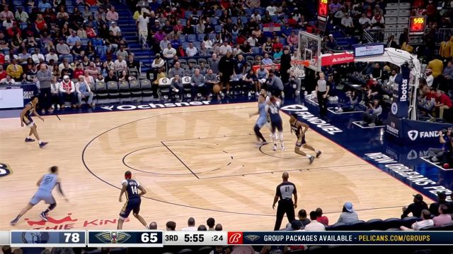 【2023年04月06日 灰熊vs鹈鹕集锦】三分穿云箭 CJ三记三分洞穿外线