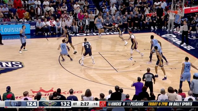 【2023年04月06日 灰熊vs鹈鹕集锦】英格拉姆抢断连线 琼斯反击暴扣一锤定音