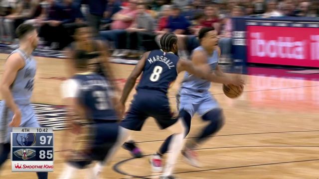 【2023年04月06日 灰熊vs鹈鹕集锦】过你就像过马路 贝恩直捣黄龙飘逸上篮