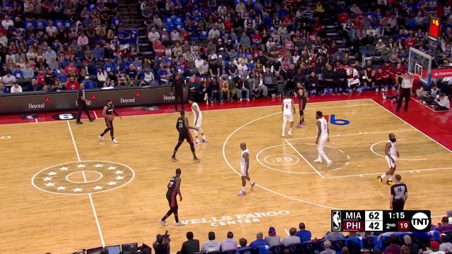 【2023年04月07日 热火vs76人集锦】福无双至祸不单行！热火乘胜追击半场建立25分领先优势