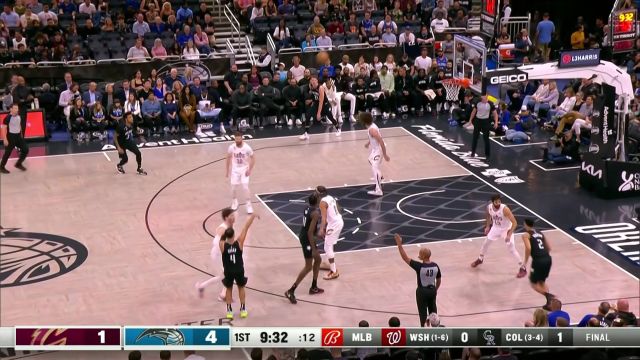 【2023年04月07日 骑士vs魔术集锦】弹道无需修正 萨格斯两记三分弹洞穿外线无虚发