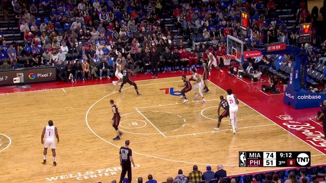 【2023年04月07日 热火vs76人集锦】全力追分模式！哈登三分连中 恩比德制霸攻防