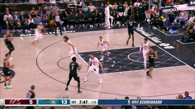 【2023年04月07日 骑士vs魔术集锦】空配连线美如画 奥克克高抛喂饼波尔空接暴扣虐筐