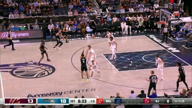 【2023年04月07日 骑士vs魔术集锦】水阀一开势不可挡 萨格斯外线三分一箭穿心