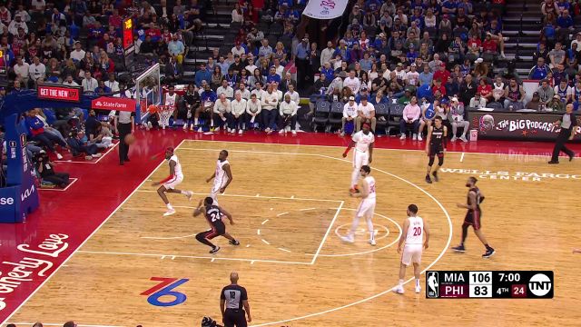 【2023年04月07日 热火vs76人集锦】热火vs76人精华纯享 热火六人上双大胜费城迎三连胜