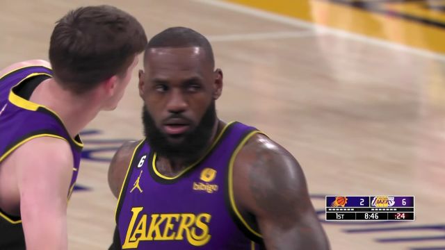 【2023年04月08日】太阳vs湖人第1节英文原声回放