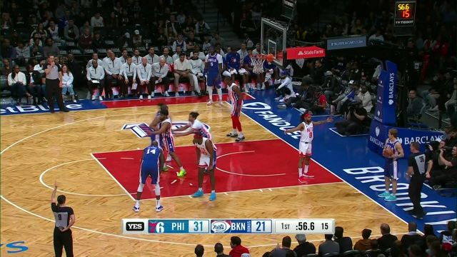 【2023年04月10日】76人vs篮网第1节英文原声回放