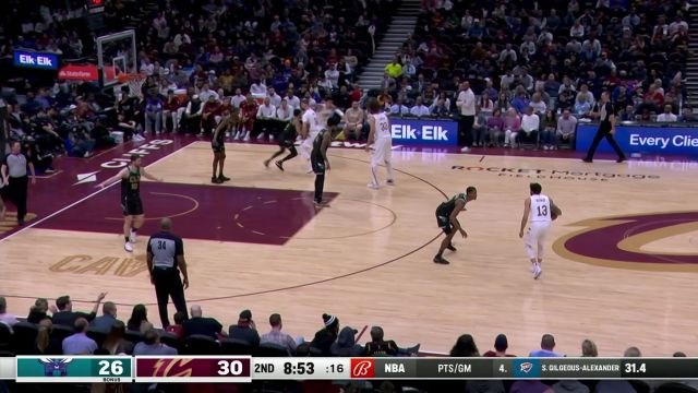 【2023年04月10日 黄蜂vs骑士集锦】连续开火无解输出 丹尼格林两记三分弹无虚发洞穿外线