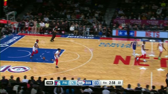 【2023年04月10日】76人vs篮网第4节英文原声回放