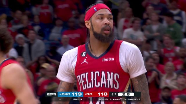 【2023年04月13日 雷霆vs鹈鹕集锦】还没有结束！英格拉姆无视对抗抢三分得手续上悬念