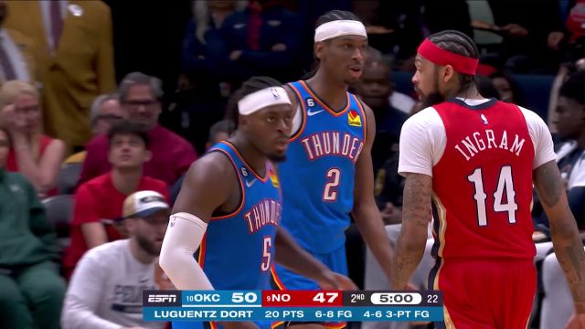 【2023年04月13日 雷霆vs鹈鹕集锦】AKA肉装库里！多尔特超远三分连续命中