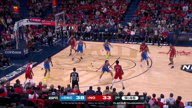 【2023年04月13日 雷霆vs鹈鹕集锦】穿越层峦叠嶂送出妙传 瓦兰丘纳斯助攻理查德森空切篮下得手