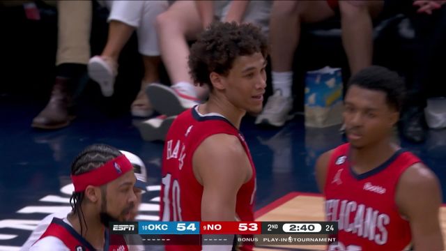 【2023年04月13日 雷霆vs鹈鹕集锦】人都给看傻了 阿龙威金斯篮下偷鸡上篮得手