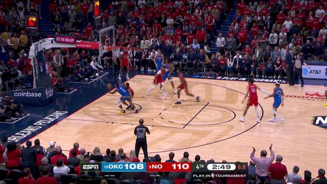 【2023年04月13日】雷霆vs鹈鹕第4节中文解说回放