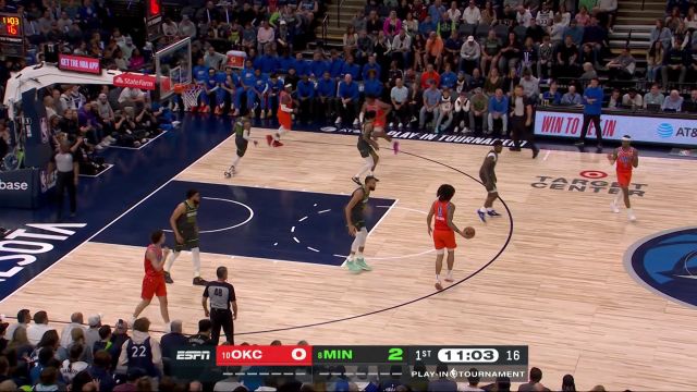 【2023年04月15日 雷霆vs森林狼集锦】杰林-威廉姆斯以不变应万变生断爱德华兹 多尔特飚中三分即插即用