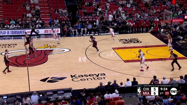 【2023年04月15日 公牛vs热火集锦】1v1的对决！卡鲁索对飙斯图鲁斯外线三分如雨肆意轰筐