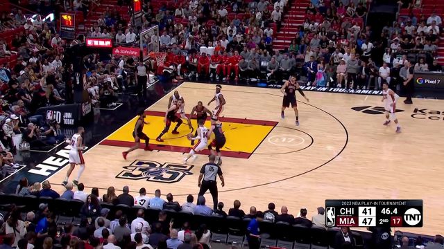 【2023年04月15日 公牛vs热火集锦】又帅又能打 希罗杀入内线小手一抖得分就有