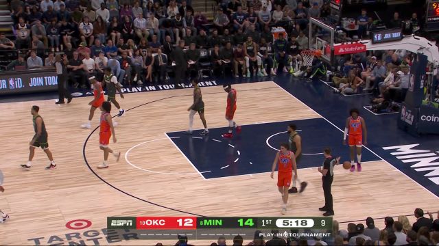 【2023年04月15日 雷霆vs森林狼集锦】珍贵镜头！亚历山大兄弟生死战同框对位