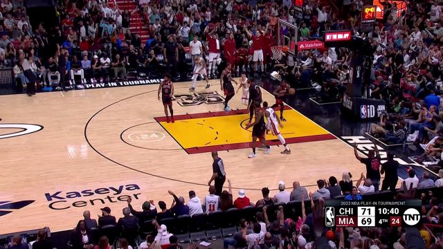 【2023年04月15日 公牛vs热火集锦】关键时刻站出来 希罗助攻得分毫不手软一马当先