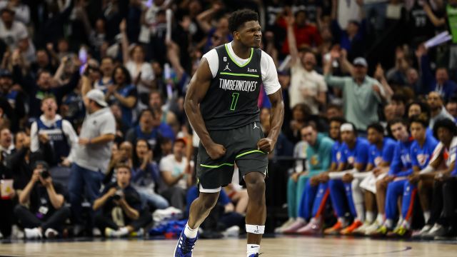 【2023年04月15日 雷霆vs森林狼集锦】雷霆95-120森林狼 唐斯28+11率队昂首挺进季后赛