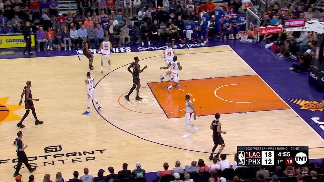 【2023年04月17日 快船vs太阳集锦】这次终于有了！ 克雷格底角三分扬手命中