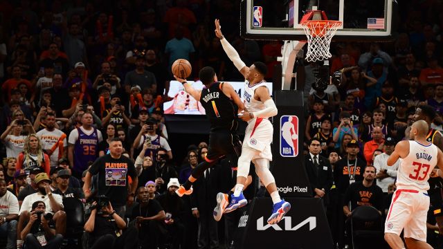 【2023年04月17日 快船vs太阳集锦】快船vs太阳五佳球 保罗穿裆妙传克雷格 威少制胜一帽定乾坤