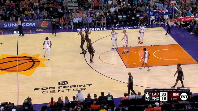 【2023年04月17日 快船vs太阳集锦】不太理智的打法！ 保罗铁山靠将曼恩撞飞被吹进攻犯规