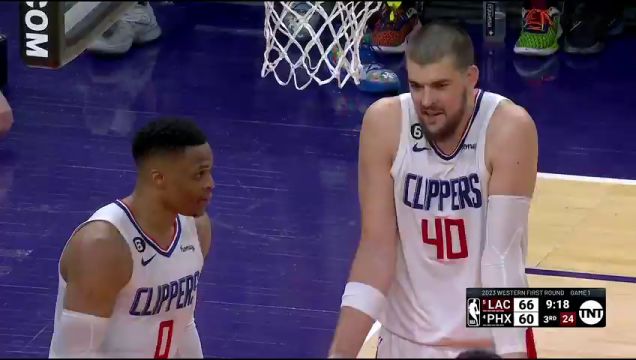 【2023年04月17日】NBA西部首轮G1：快船vs太阳第3节英文原声回放